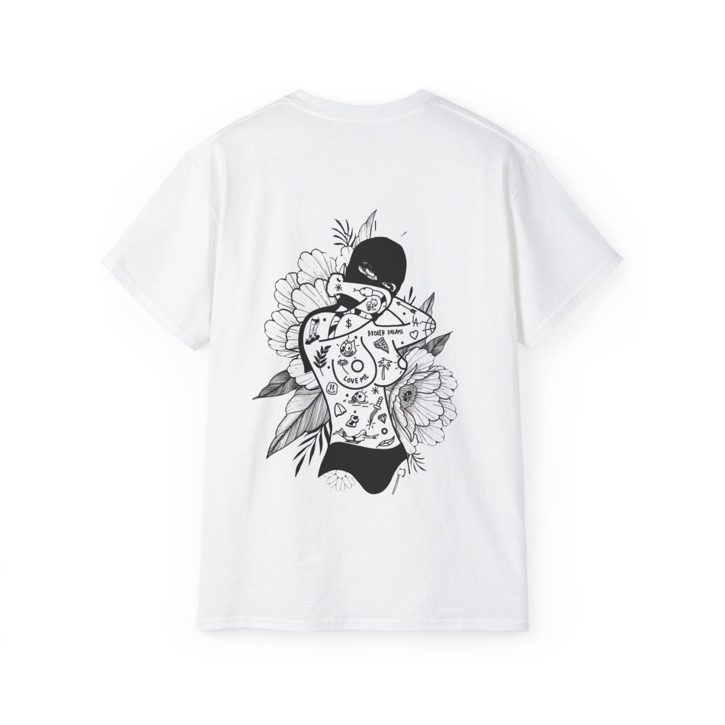 LCN BOOBIES - T-shirt Unisex blanc